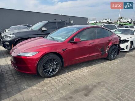 Тесла Модель 3 2024 в Львове на Automoto.ua Красный Тесла Модель 3, объемом двигателя 0 л и пробегом 2 тыс. км за 19100 $, фото 1 на Automoto.ua