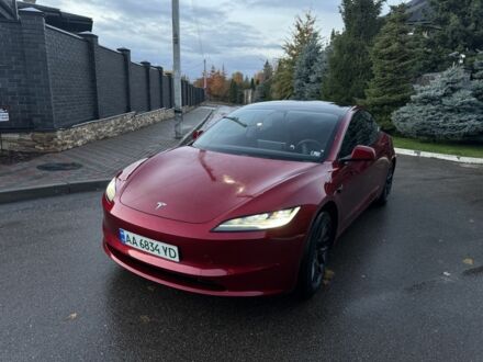 Тесла Модель 3 2024 в Вишневом на Automoto.ua Красный Тесла Модель 3, объемом двигателя 0 л и пробегом 43 тыс. км за 36000 $, фото 1 на Automoto.ua