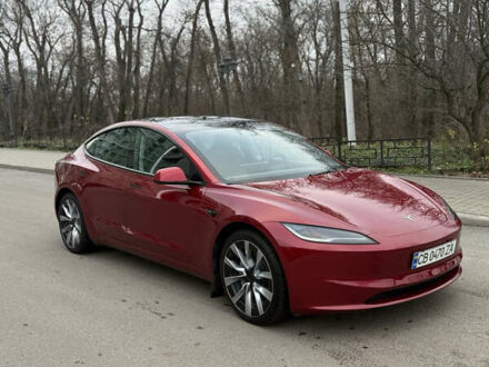 Червоний Тесла Модель 3, об'ємом двигуна 0 л та пробігом 37 тис. км за 27800 $, фото 1 на Automoto.ua