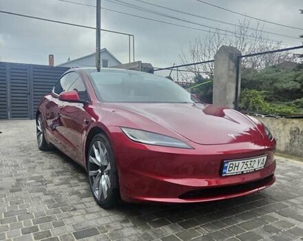 Красный Тесла Модель 3, объемом двигателя 0 л и пробегом 30 тыс. км за 24900 $, фото 1 на Automoto.ua