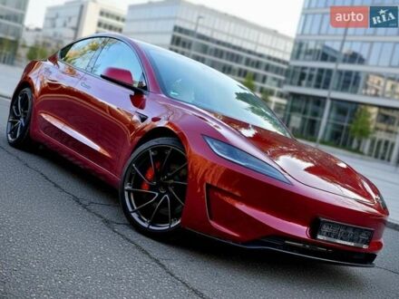 Красный Тесла Модель 3, объемом двигателя 0 л и пробегом 12 тыс. км за 44500 $, фото 1 на Automoto.ua