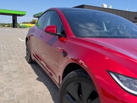 Красный Тесла Модель 3, объемом двигателя 0 л и пробегом 10 тыс. км за 34000 $, фото 1 на Automoto.ua