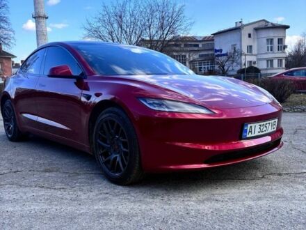 Красный Тесла Модель 3, объемом двигателя 0 л и пробегом 26 тыс. км за 27500 $, фото 1 на Automoto.ua