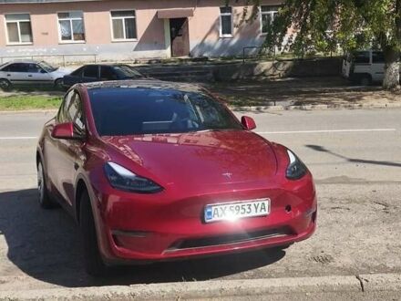 Красный Тесла Модель 3, объемом двигателя 0 л и пробегом 43 тыс. км за 29999 $, фото 1 на Automoto.ua