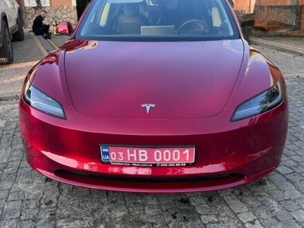 Красный Тесла Модель 3, объемом двигателя 0 л и пробегом 21 тыс. км за 31800 $, фото 1 на Automoto.ua