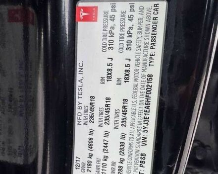 Тесла Модель 3, объемом двигателя 0 л и пробегом 143 тыс. км за 14200 $, фото 9 на Automoto.ua