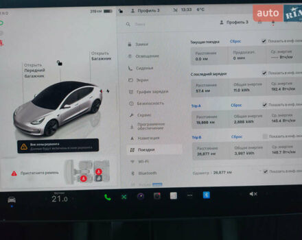 Тесла Модель 3, объемом двигателя 0 л и пробегом 26 тыс. км за 23700 $, фото 9 на Automoto.ua