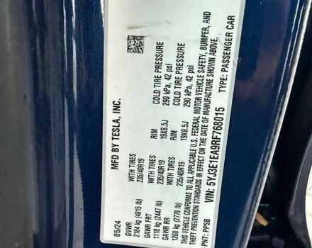 Тесла Модель 3, объемом двигателя 0 л и пробегом 1 тыс. км за 24900 $, фото 13 на Automoto.ua