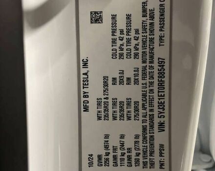 Тесла Модель 3, об'ємом двигуна 0 л та пробігом 10 тис. км за 44900 $, фото 6 на Automoto.ua