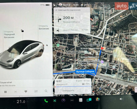 Серый Тесла Модель 3, объемом двигателя 0 л и пробегом 78 тыс. км за 19900 $, фото 2 на Automoto.ua