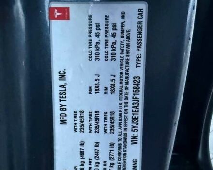 Серый Тесла Модель 3, объемом двигателя 0 л и пробегом 133 тыс. км за 12400 $, фото 10 на Automoto.ua
