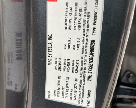 Сірий Тесла Модель 3, об'ємом двигуна 0 л та пробігом 76 тис. км за 19900 $, фото 18 на Automoto.ua