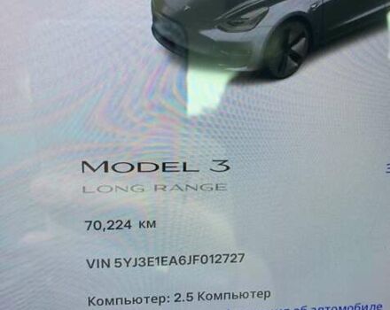Серый Тесла Модель 3, объемом двигателя 0 л и пробегом 70 тыс. км за 26900 $, фото 15 на Automoto.ua