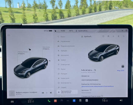Серый Тесла Модель 3, объемом двигателя 0 л и пробегом 105 тыс. км за 19800 $, фото 6 на Automoto.ua