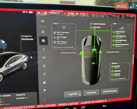 Сірий Тесла Модель 3, об'ємом двигуна 0 л та пробігом 209 тис. км за 17000 $, фото 30 на Automoto.ua