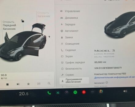 Серый Тесла Модель 3, объемом двигателя 0 л и пробегом 85 тыс. км за 18000 $, фото 7 на Automoto.ua