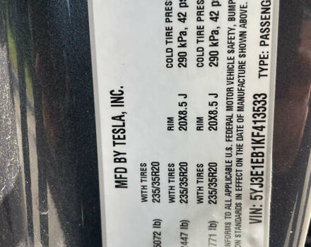 Сірий Тесла Модель 3, об'ємом двигуна 0 л та пробігом 49 тис. км за 21800 $, фото 26 на Automoto.ua