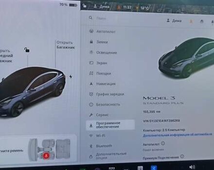 Сірий Тесла Модель 3, об'ємом двигуна 0 л та пробігом 155 тис. км за 19900 $, фото 7 на Automoto.ua