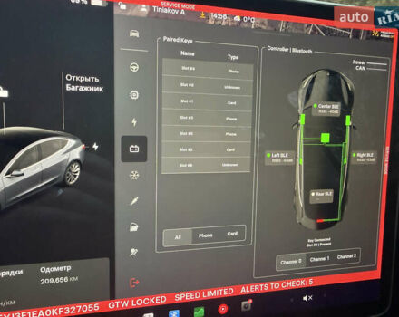 Сірий Тесла Модель 3, об'ємом двигуна 0 л та пробігом 209 тис. км за 17000 $, фото 31 на Automoto.ua