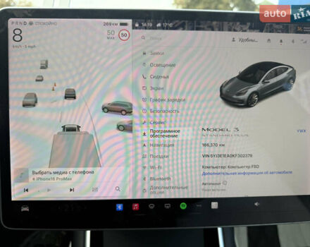 Тесла Модель 3 2019 у Києві на Automoto.ua Сірий Тесла Модель 3, об'ємом двигуна 0 л та пробігом 167 тис. км за 15500 $, фото 5 на Automoto.ua