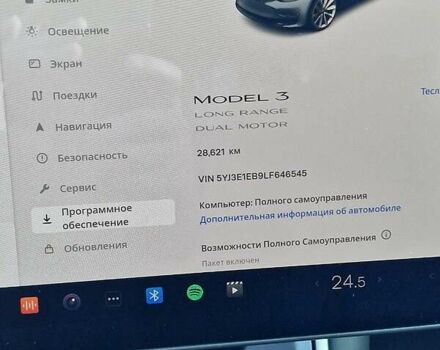 Сірий Тесла Модель 3, об'ємом двигуна 0 л та пробігом 29 тис. км за 36000 $, фото 9 на Automoto.ua