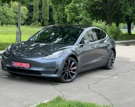 Сірий Тесла Модель 3, об'ємом двигуна 0 л та пробігом 77 тис. км за 17499 $, фото 1 на Automoto.ua