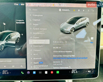 Серый Тесла Модель 3, объемом двигателя 0 л и пробегом 89 тыс. км за 14999 $, фото 16 на Automoto.ua