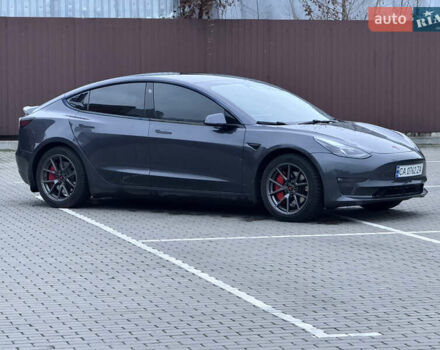 Сірий Тесла Модель 3, об'ємом двигуна 0 л та пробігом 95 тис. км за 21500 $, фото 1 на Automoto.ua