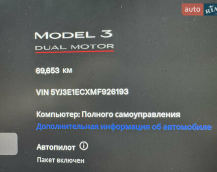 Серый Тесла Модель 3, объемом двигателя 0 л и пробегом 70 тыс. км за 23500 $, фото 36 на Automoto.ua