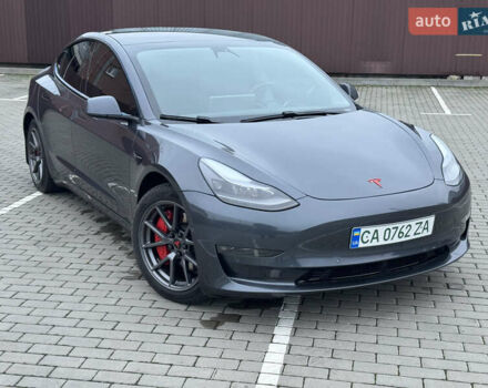 Сірий Тесла Модель 3, об'ємом двигуна 0 л та пробігом 95 тис. км за 21500 $, фото 3 на Automoto.ua
