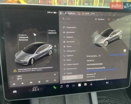 Сірий Тесла Модель 3, об'ємом двигуна 1 л та пробігом 130 тис. км за 19200 $, фото 6 на Automoto.ua