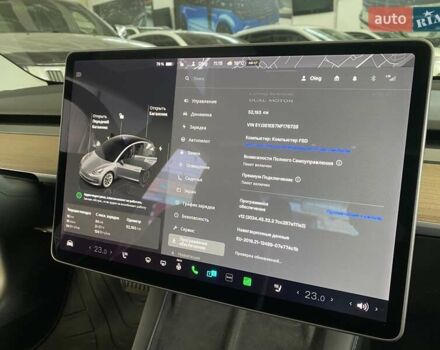Тесла Модель 3 2022 у Одесі на Automoto.ua Сірий Тесла Модель 3, об'ємом двигуна 0 л та пробігом 52 тис. км за 21500 $, фото 21 на Automoto.ua