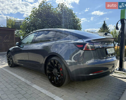 Серый Тесла Модель 3, объемом двигателя 0 л и пробегом 71 тыс. км за 24500 $, фото 3 на Automoto.ua