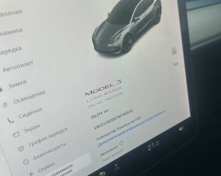 Сірий Тесла Модель 3, об'ємом двигуна 0 л та пробігом 59 тис. км за 21900 $, фото 14 на Automoto.ua