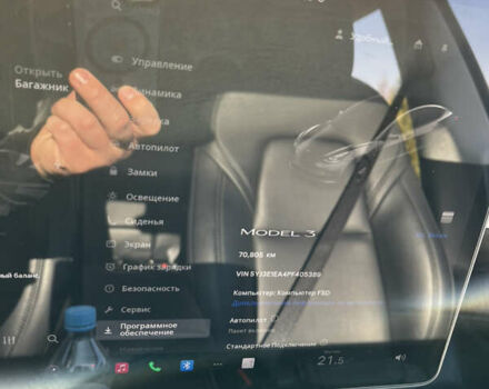 Серый Тесла Модель 3, объемом двигателя 0 л и пробегом 70 тыс. км за 19200 $, фото 11 на Automoto.ua