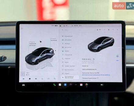 Сірий Тесла Модель 3, об'ємом двигуна 0 л та пробігом 75 тис. км за 25700 $, фото 20 на Automoto.ua
