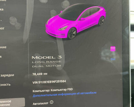 Серый Тесла Модель 3, объемом двигателя 0 л и пробегом 78 тыс. км за 19900 $, фото 13 на Automoto.ua