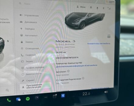 Серый Тесла Модель 3, объемом двигателя 0.82 л и пробегом 36 тыс. км за 23000 $, фото 6 на Automoto.ua