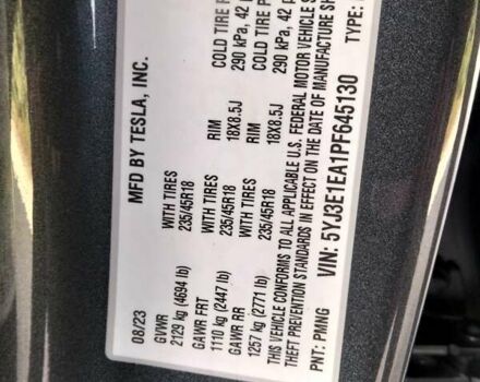 Серый Тесла Модель 3, объемом двигателя 0 л и пробегом 25 тыс. км за 19400 $, фото 22 на Automoto.ua