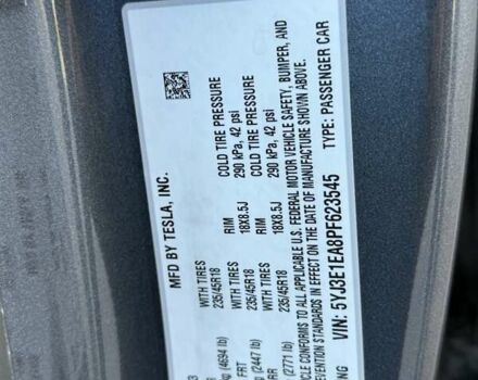 Сірий Тесла Модель 3, об'ємом двигуна 0 л та пробігом 90 тис. км за 21999 $, фото 22 на Automoto.ua