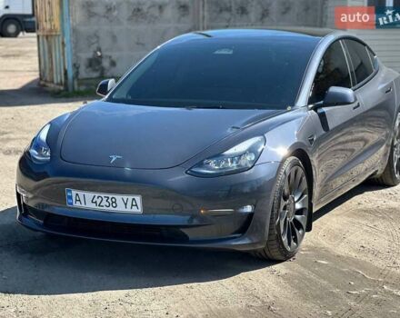 Серый Тесла Модель 3, объемом двигателя 0 л и пробегом 9 тыс. км за 28900 $, фото 1 на Automoto.ua