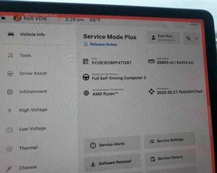 Серый Тесла Модель 3, объемом двигателя 0 л и пробегом 65 тыс. км за 5900 $, фото 8 на Automoto.ua