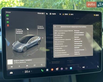 Серый Тесла Модель 3, объемом двигателя 0 л и пробегом 19 тыс. км за 24999 $, фото 22 на Automoto.ua