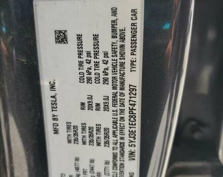 Серый Тесла Модель 3, объемом двигателя 0 л и пробегом 64 тыс. км за 10600 $, фото 11 на Automoto.ua