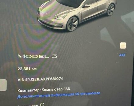 Сірий Тесла Модель 3, об'ємом двигуна 0 л та пробігом 22 тис. км за 23000 $, фото 5 на Automoto.ua