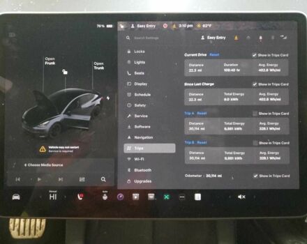 Серый Тесла Модель 3, объемом двигателя 0 л и пробегом 52 тыс. км за 7900 $, фото 8 на Automoto.ua