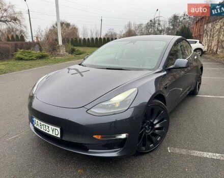Серый Тесла Модель 3, объемом двигателя 0 л и пробегом 49 тыс. км за 24200 $, фото 1 на Automoto.ua