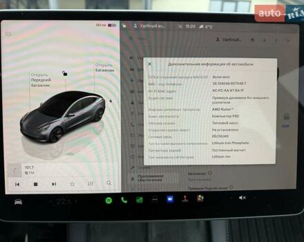 Сірий Тесла Модель 3, об'ємом двигуна 0 л та пробігом 44 тис. км за 20499 $, фото 103 на Automoto.ua