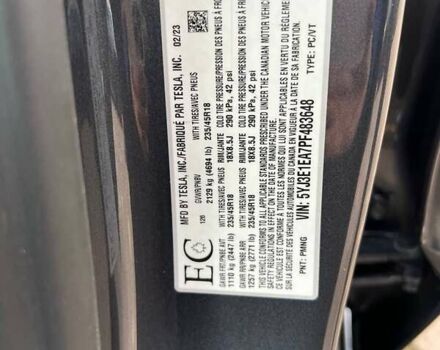 Тесла Модель 3 2023 у Вінниці на Automoto.ua Сірий Тесла Модель 3, об'ємом двигуна 0 л та пробігом 67 тис. км за 20000 $, фото 17 на Automoto.ua