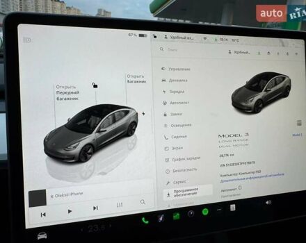 Сірий Тесла Модель 3, об'ємом двигуна 0 л та пробігом 28 тис. км за 29500 $, фото 8 на Automoto.ua